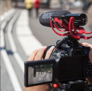 RODE Videomic Rycote mono videomikrofon Rycote Lyre felfüggesztéssel (9V elemmel működik)